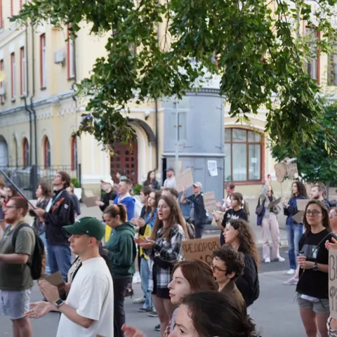 У Києві 14-й день тривають протести за повернення Федорова на посаду міністра об
