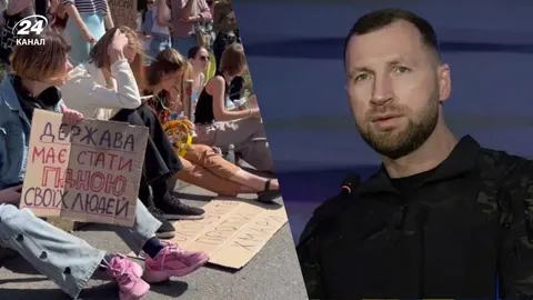 Протестувальники вигуками «Ганьба» зустріли призначення Хмари головою Міноборони