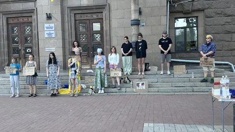 Миколаївці вчергове вийшли на протест через звільнення Федорова