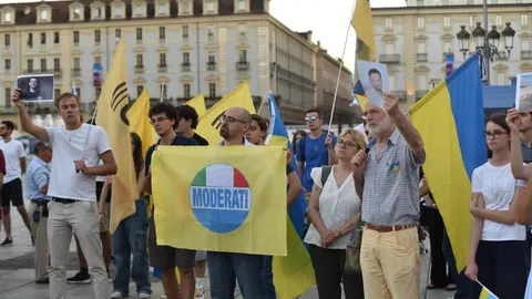 У Турині провели акцію на підтримку українських полонених та політв'язнів