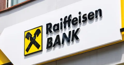 Акції Raiffeisen впали на 8,2% через звіт про торгівлю російськими товарами