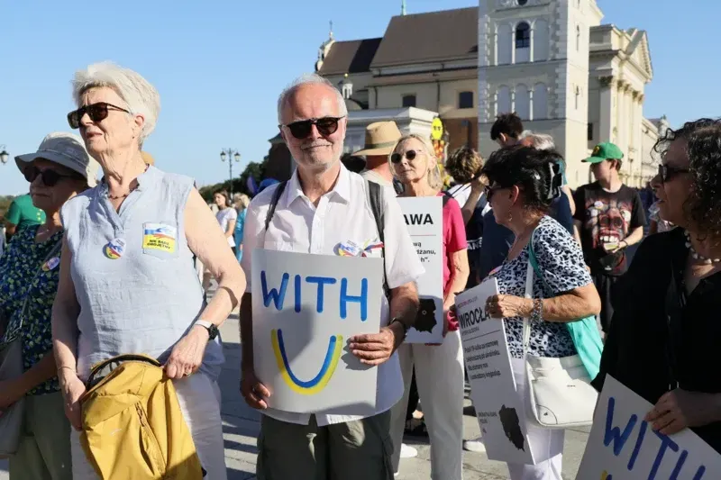 У 22 містах Польщі пройшли акції на підтримку українців