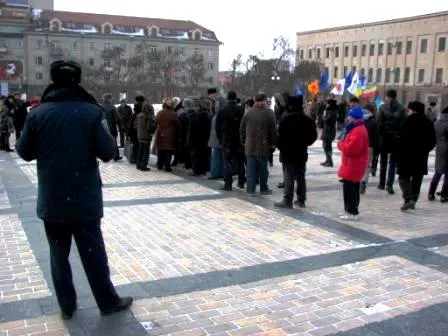 Річниця президентства Януковича: телеміст і акція опозиції в Кіровограді