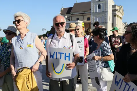 У 22 польських містах проходять протести проти насильства щодо українців