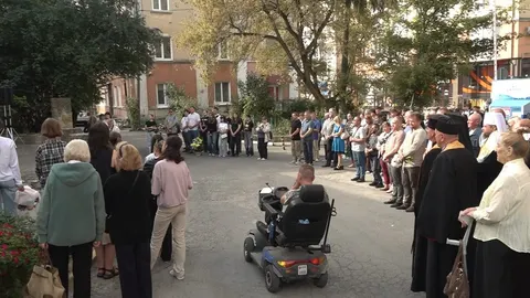 У Тернополі відкрили меморіальну дошку загиблому захиснику Андрію Стойку