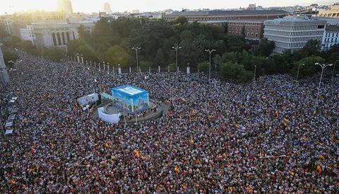 У Мадриді та інших містах Іспанії пройшли протести через міграційну кризу в Сеут