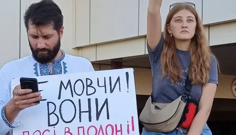 У Києві пройшла акція на підтримку звільнення полонених