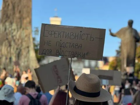 У Львові відбувся 12-й мітинг на підтримку ексміністра оборони Федорова