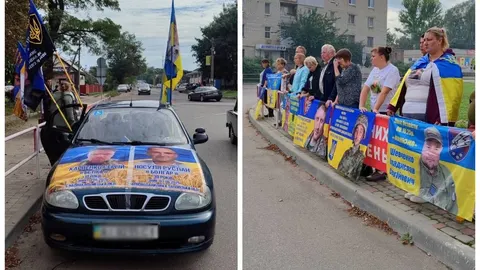 У Новомиргороді відбулася акція на підтримку зниклих безвісти та полонених війсь