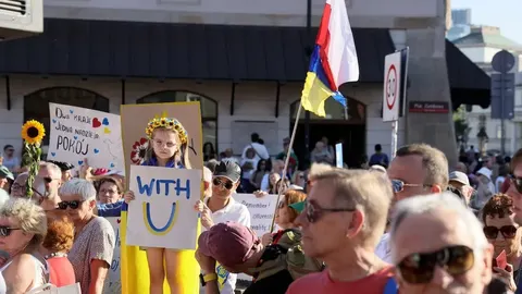 У 22 містах Польщі пройшли акції на підтримку українців