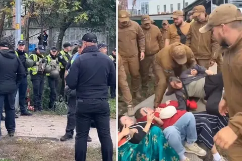 Теремки: охорона відтіснила активістів, КМДА каже про земляні роботи