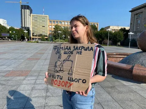 Як черкаські медіа та телеграм-канали висвітлювали протести проти відставки Федо