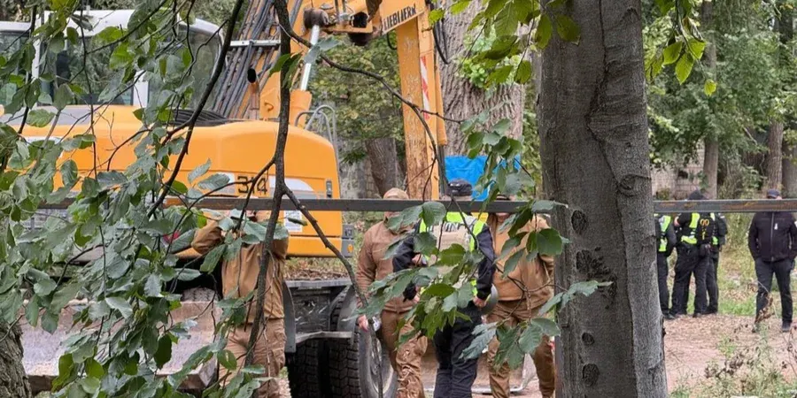 На Теремках у Києві відновили вирубку дерев: поліція оточила парк