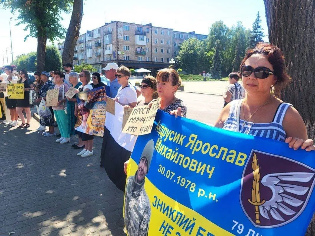 У Ковелі провели акцію на підтримку військовополонених та загиблих в Оленівці