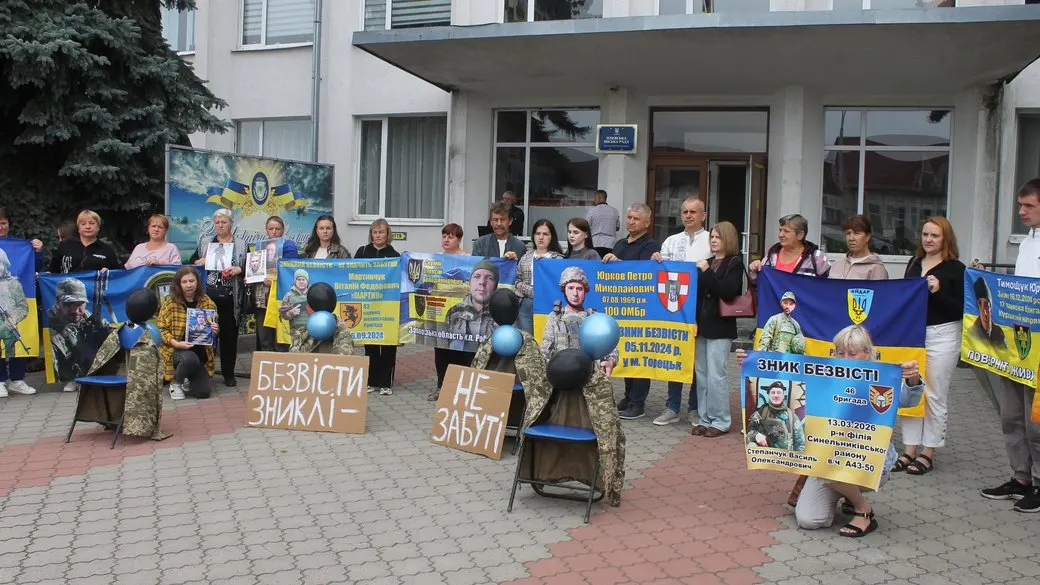 В Олевську вдруге провели акцію на підтримку зниклих безвісти та полонених
