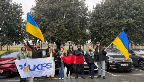 У Стокгольмі відбувся автопробіг на підтримку України